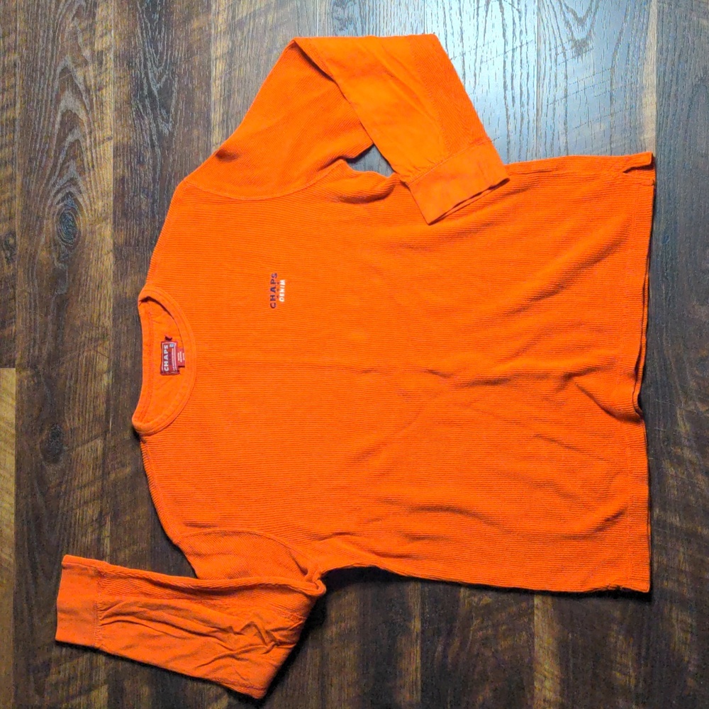 Chaps Denim Long Sleeve Tee Large
